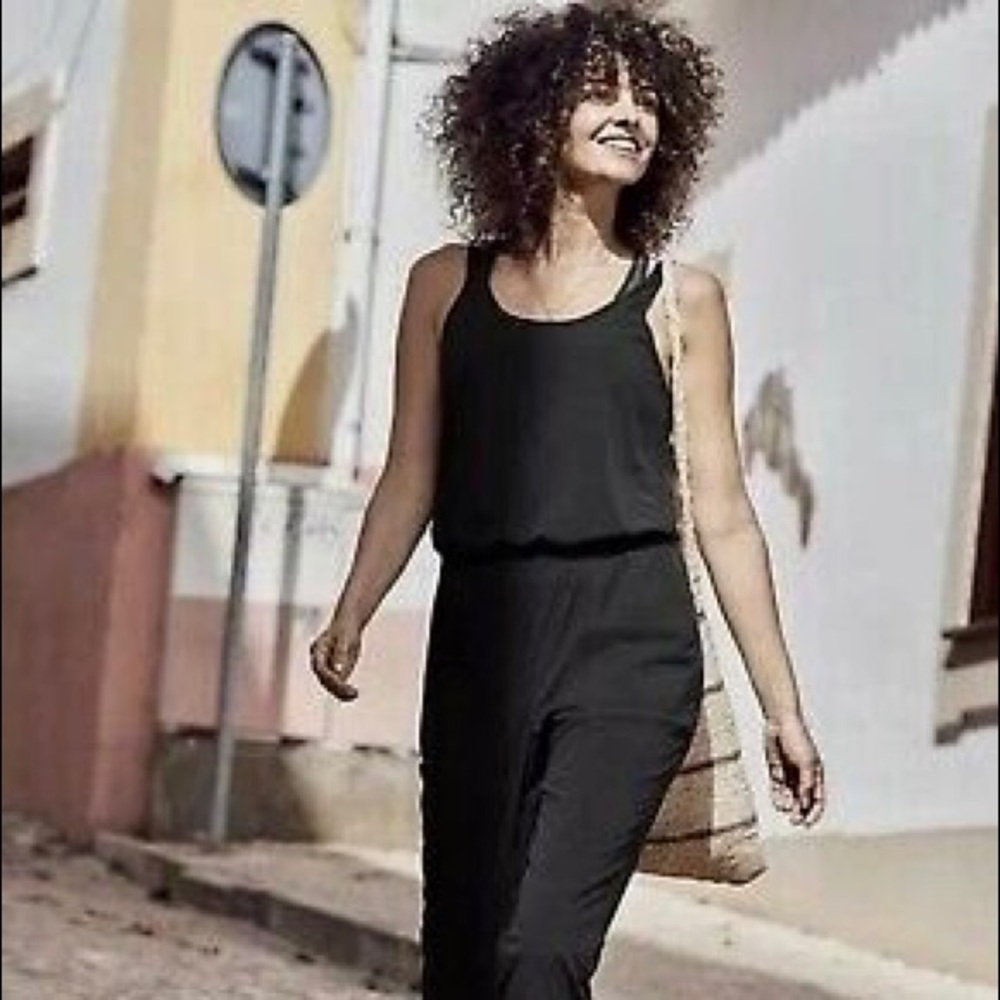 NWT ATHLETA Roaming Romper Black Size 0